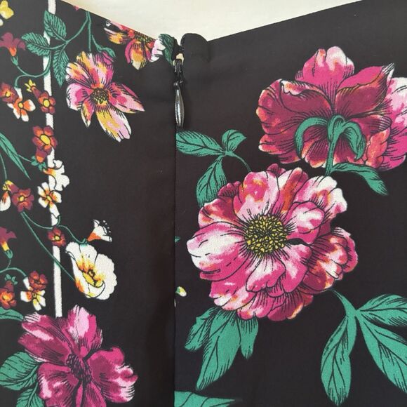 Tropical Maxi Dress Women Small Floral Cheetah Print Green Black Resort Travel - Picture 14 of 15